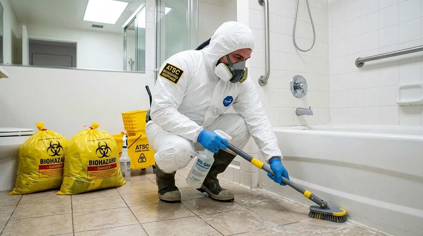 Decontamination equipment deployed for Blood Cleanup in Alma